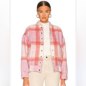 IRO Lahiana Jacket in Mixed Light Pink FR 32/XS $450